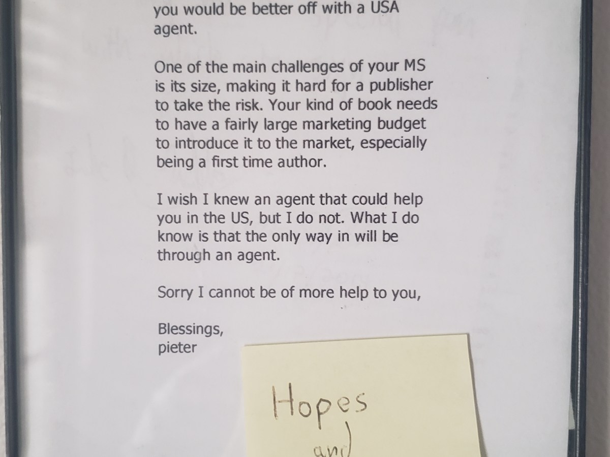 My first rejection